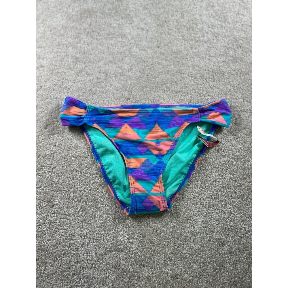 Arizona Swimwear Women's Medium Colorful Geometric Bikini Bottom